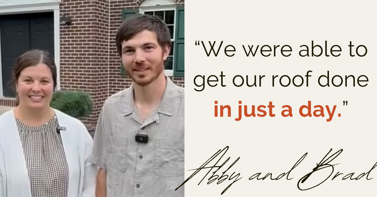 Anny and Brad testimonial for Equity Roofing in Pennsylvania