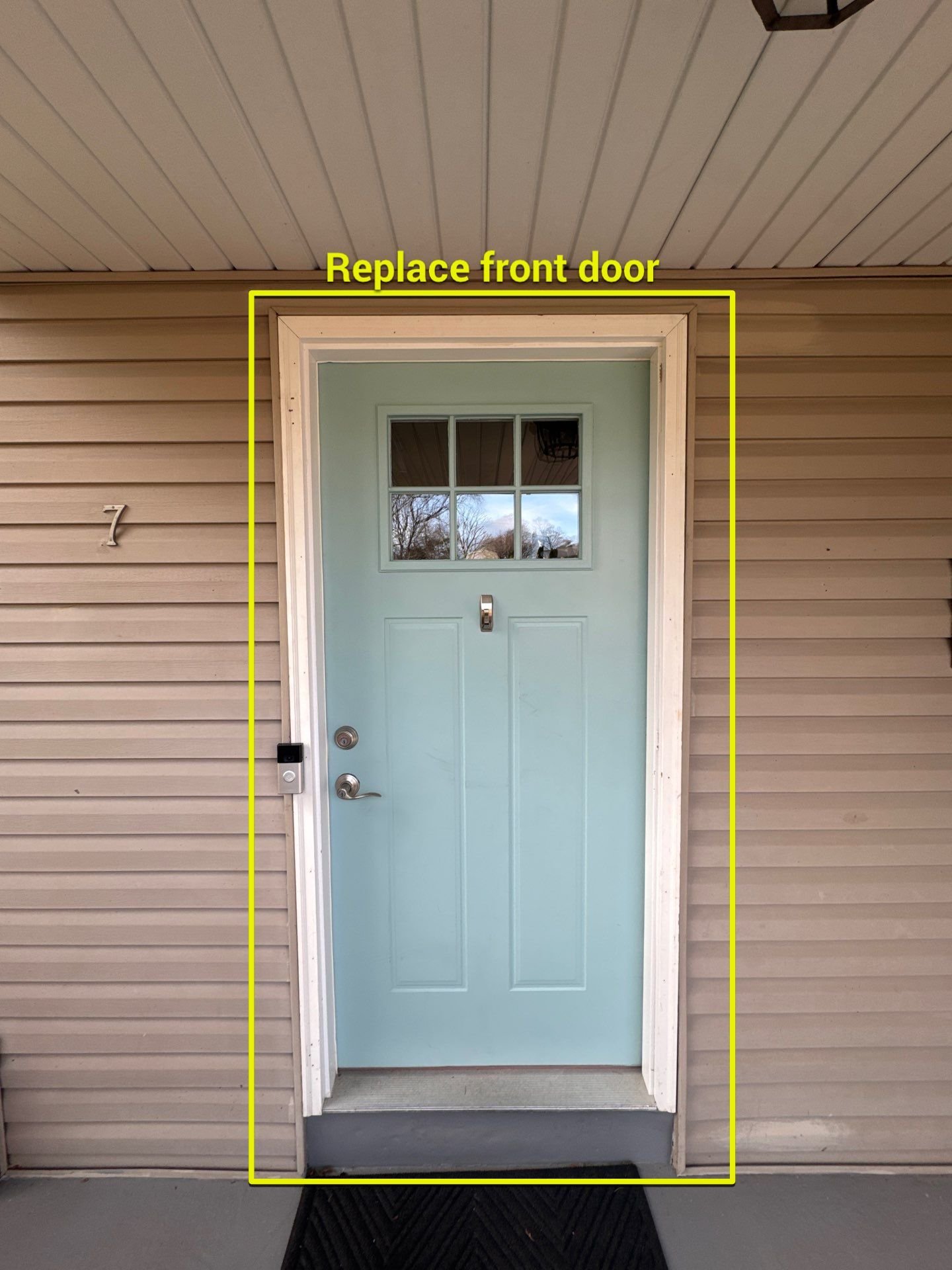 Door to be replaced on Elysburg PA home