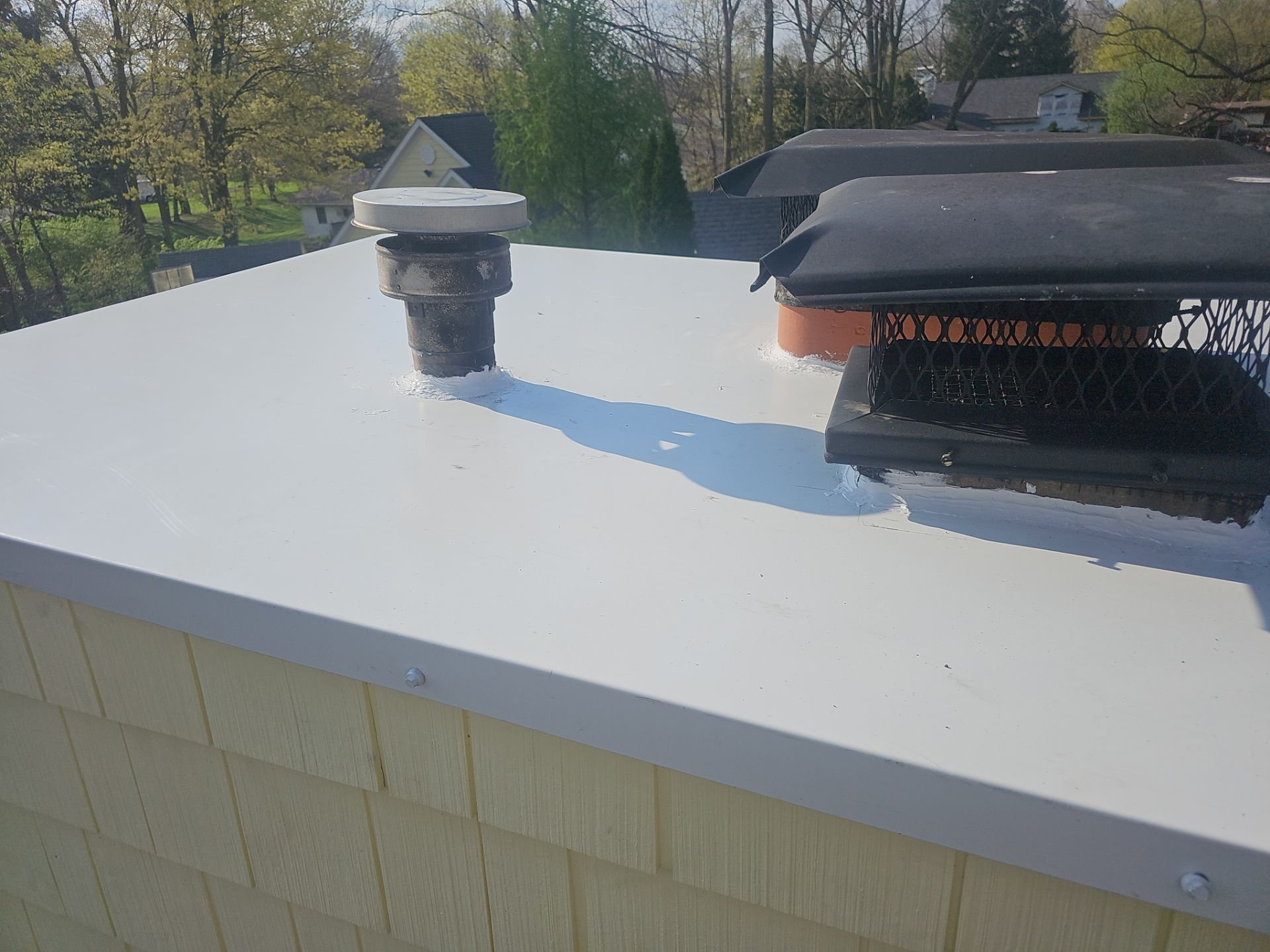 Encapsulated chimney to resolve leaks (2)