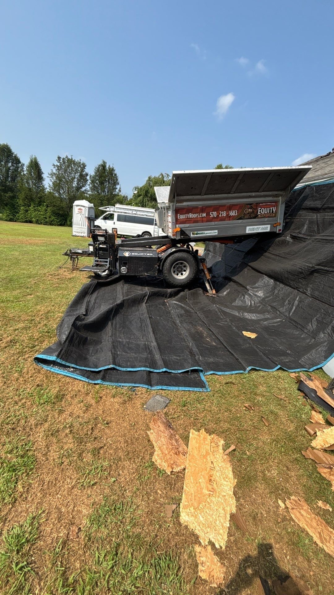Equipter for roof replacement in New Columbia PA