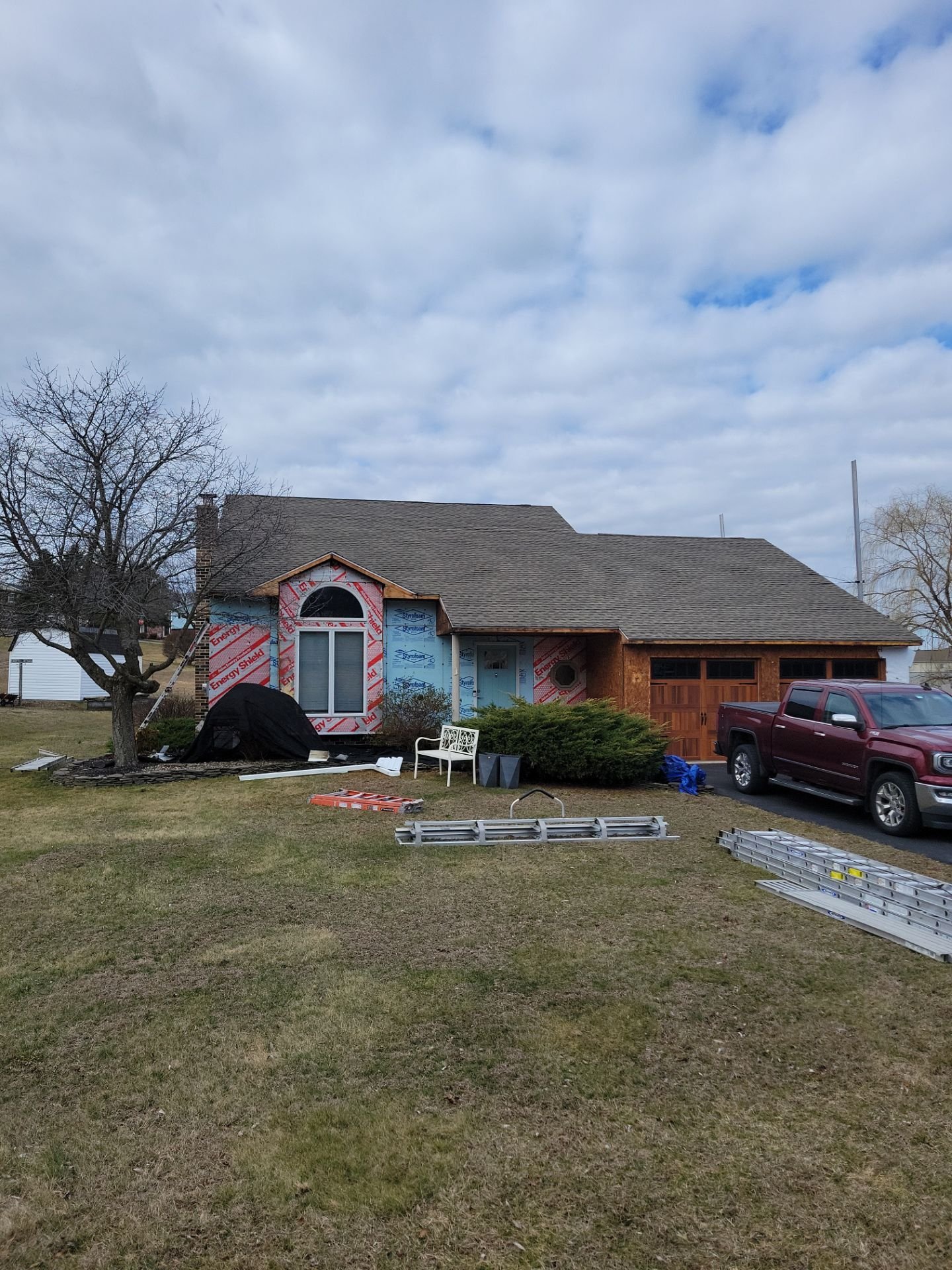 House wrap for Elysburg PA home
