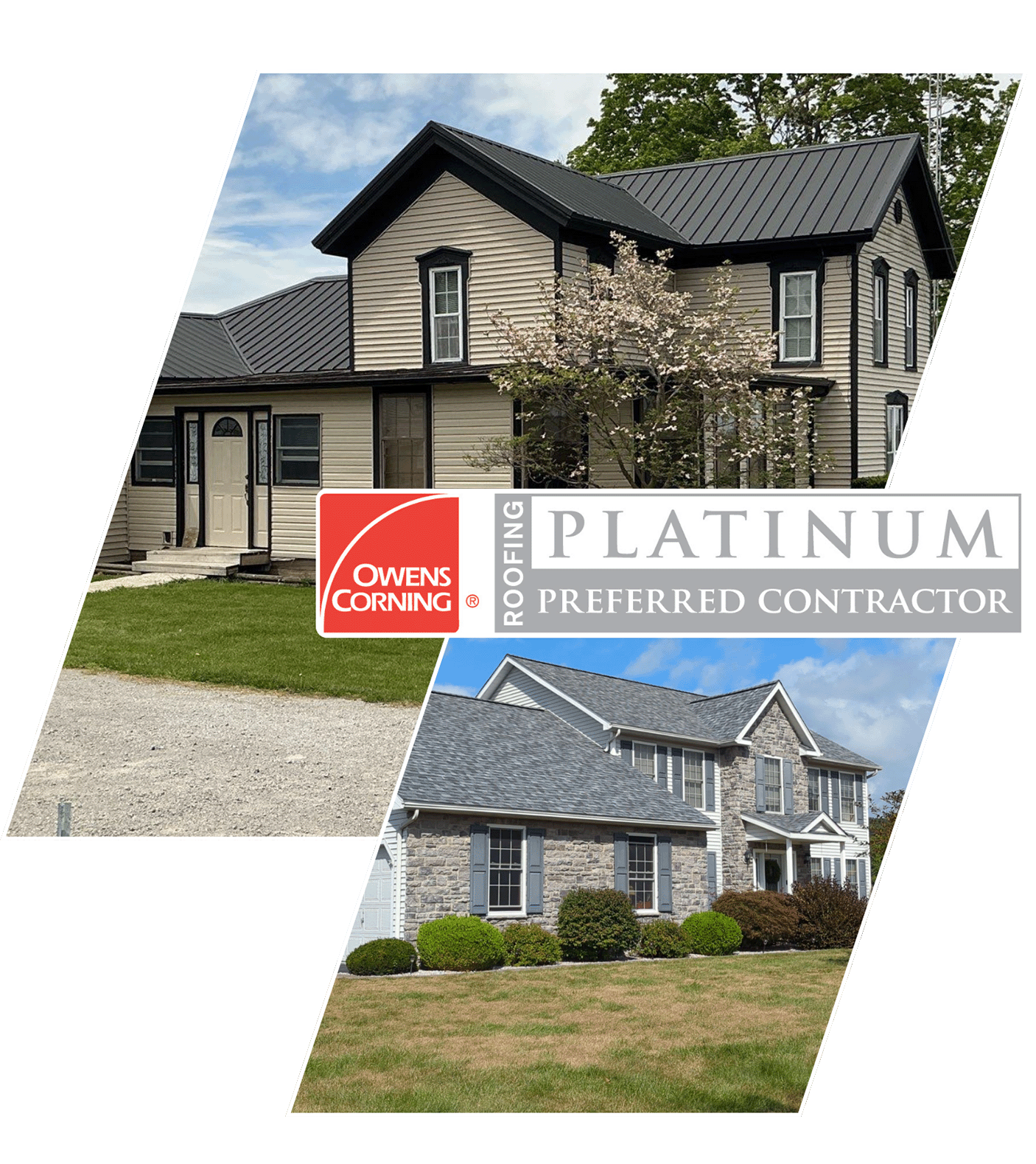 Metal and shingle roof services for Central PA Indiana and Michigan