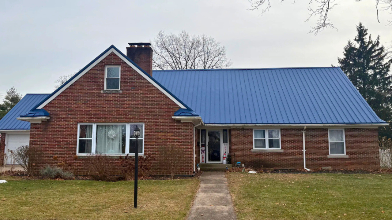 Residential Metal Roof Replacement in Elkhart, Indiana