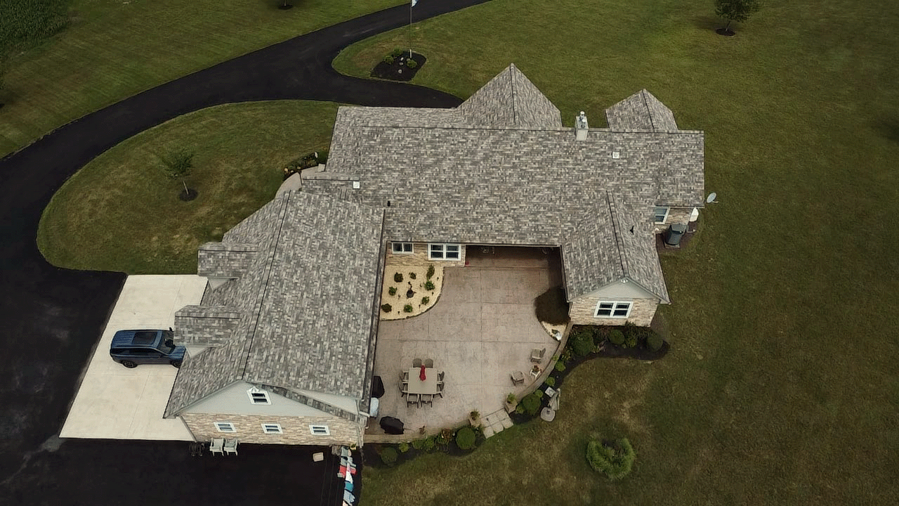 Shingle roof replacement for large roof in Muncy PA