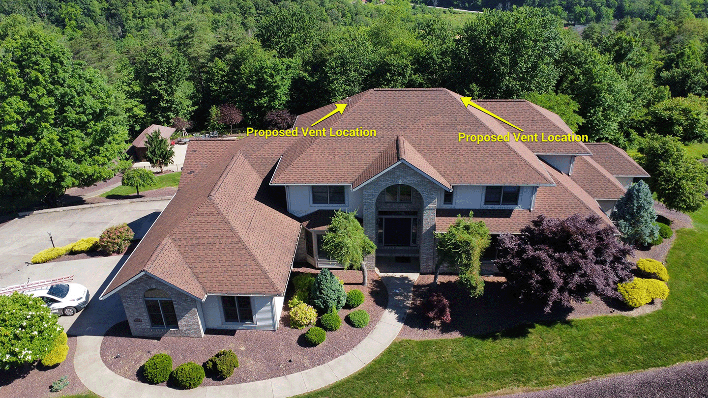 Williamsport PA home with 30 year old shingles