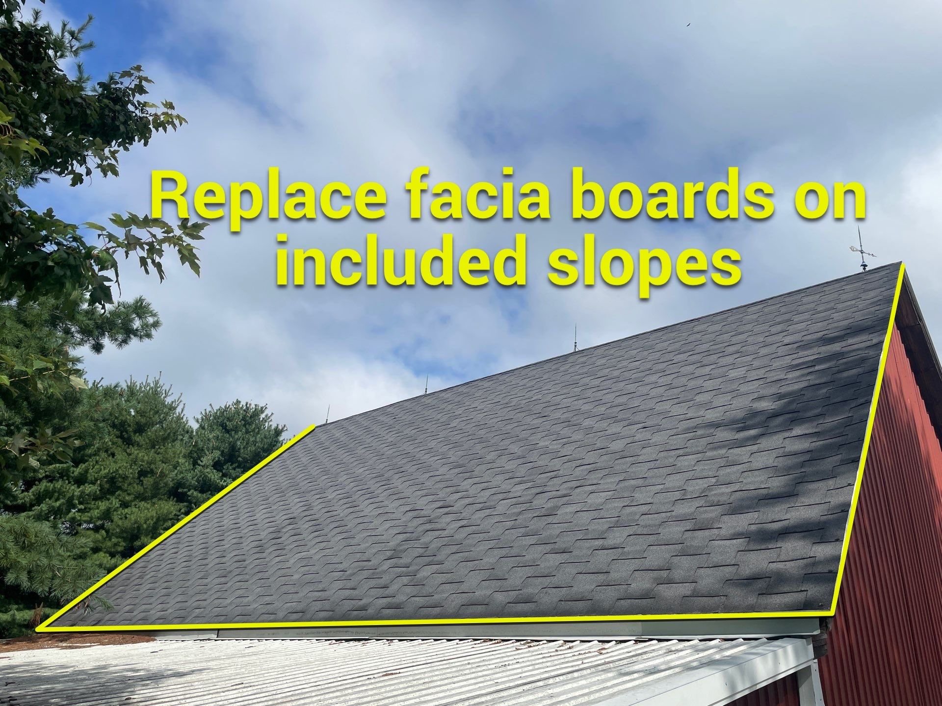 Replace facia boards