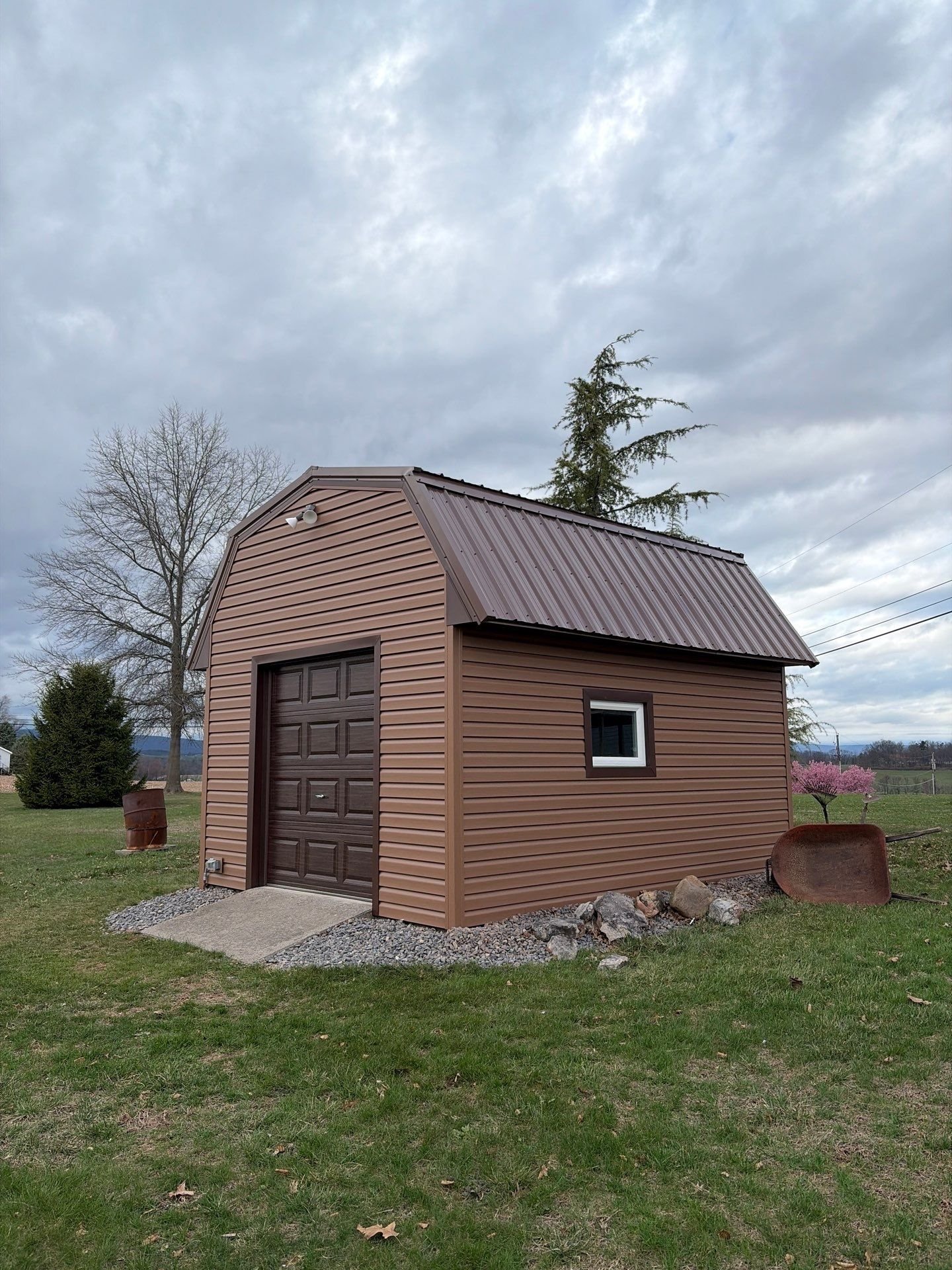 Metal roof and siding replacement for shed in Middleburg PA