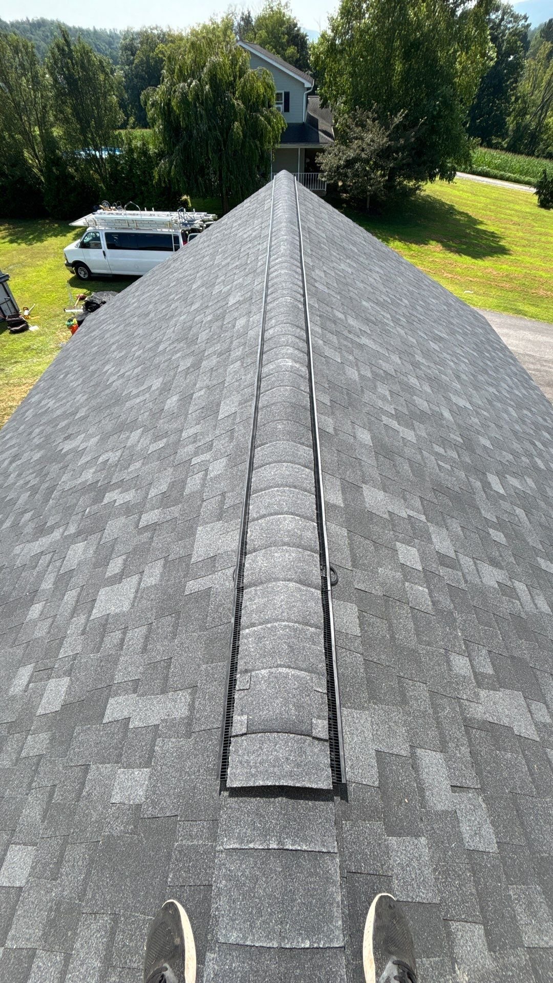 new roof with owens corning shingles in Onyx Black in New Columbia PA