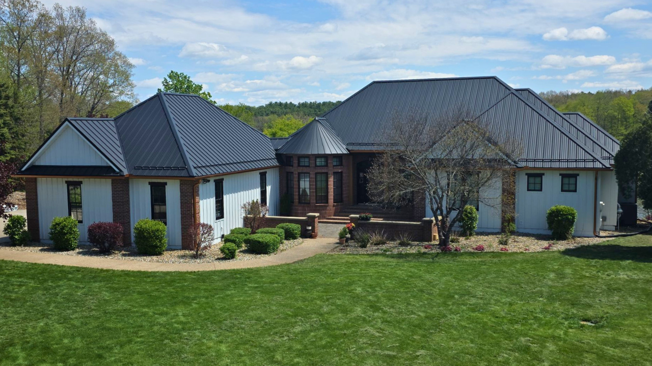 Standing Seam Metal Roof & James Hardie Siding Transformation