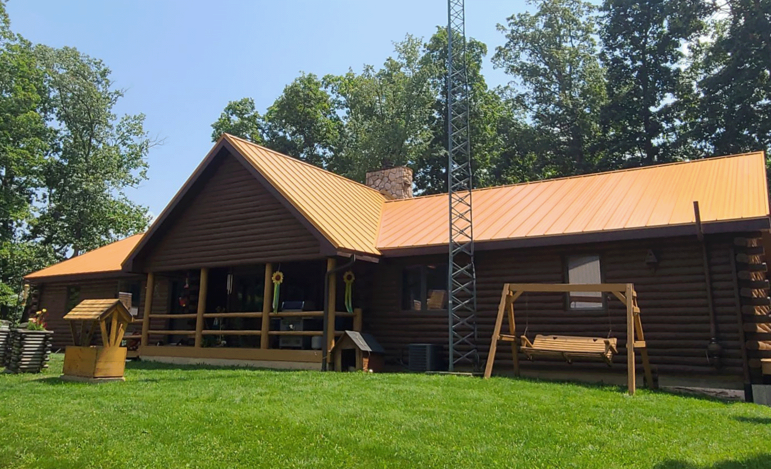 after metal roof slider